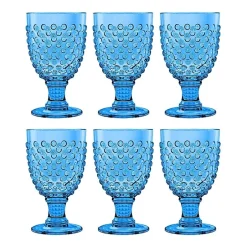 ABODE HOMEWARES Hobnail 6-pc. Drinkware Set