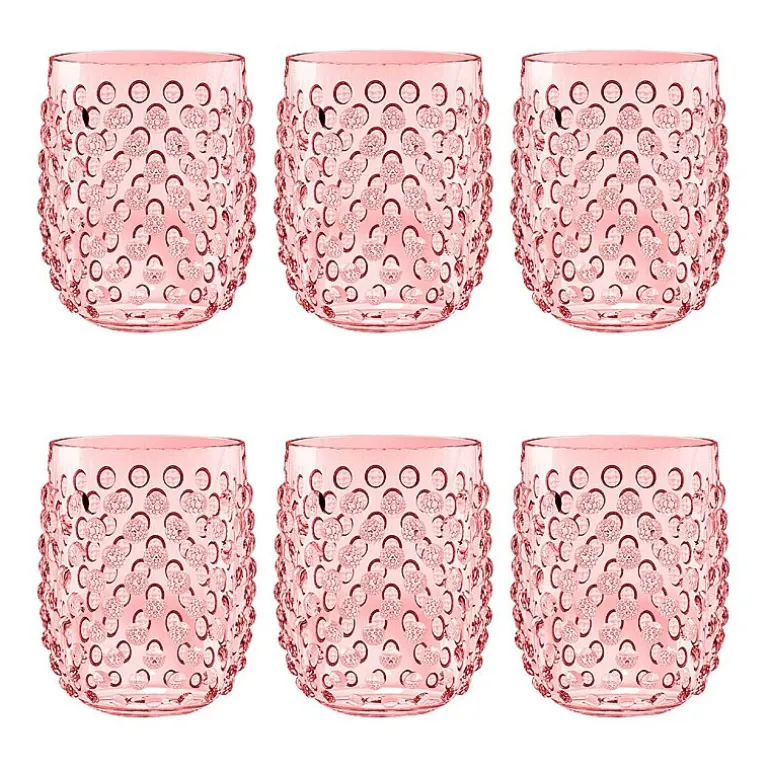 ABODE HOMEWARES Hobnail 6-pc. Drinkware Set