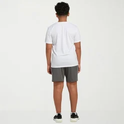 adidas Big Kid Boys Adjustable Waist Mid Rise Knit Pull-On Short