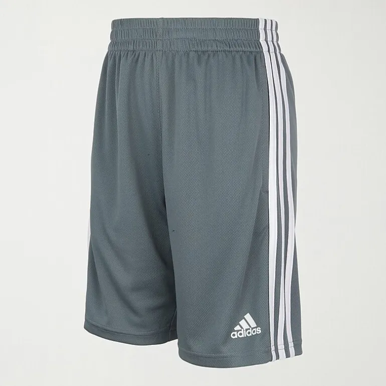 adidas Big Kid Boys Adjustable Waist Mid Rise Knit Pull-On Short