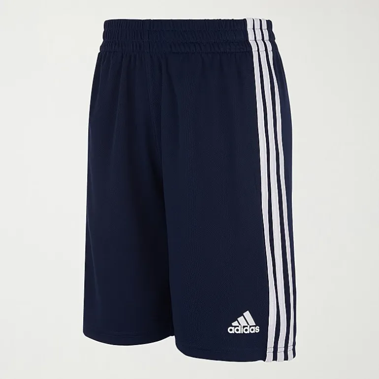 adidas Big Kid Boys Adjustable Waist Mid Rise Knit Pull-On Short