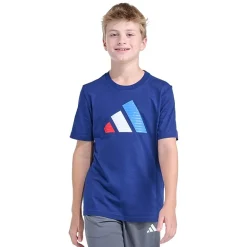 adidas Big Kid Boys Crew Neck Short Sleeve Regular Fit Graphic T-Shirt