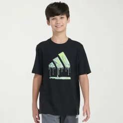 adidas Big Kid Boys Crew Neck Short Sleeve Regular Fit Graphic T-Shirt