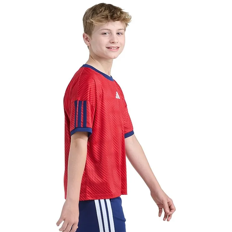 adidas Big Kid Boys Crew Neck Short Sleeve Loose Fit Graphic T-Shirt