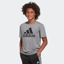adidas Big Kid Boys Crew Neck Short Sleeve Regular Fit Graphic T-Shirt