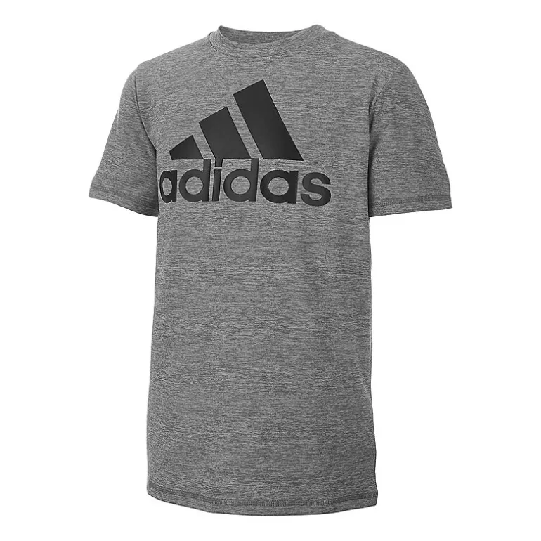 adidas Big Kid Boys Crew Neck Short Sleeve Regular Fit Graphic T-Shirt
