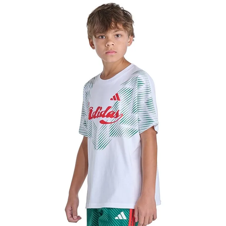 adidas Big Kid Boys Crew Neck Short Sleeve Loose Fit Graphic T-Shirt