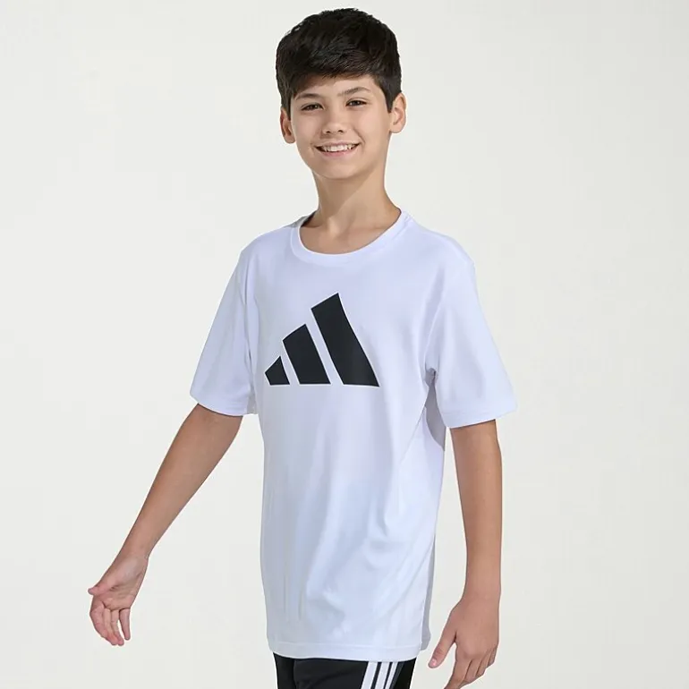 adidas Big Kid Boys Crew Neck Short Sleeve Active T-Shirt