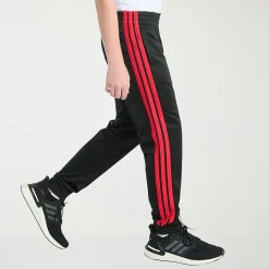 adidas Big Kid Boys Drawstring Waist Cuffed Mid Rise Regular Fit Jogger Pant