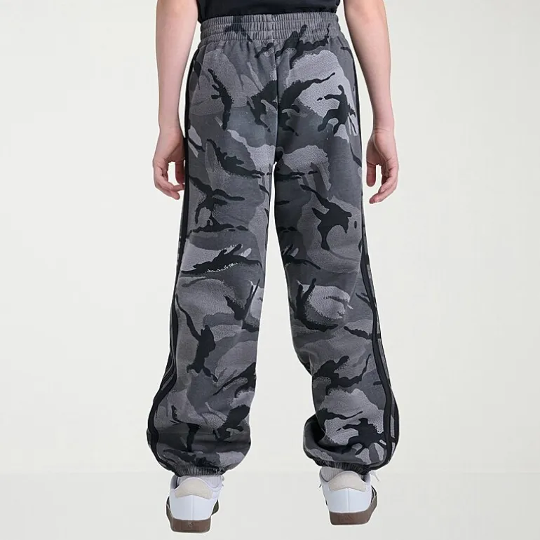 adidas Big Kid Boys Mid Rise Cuffed Loose Fit Fleece Pull-On Pant