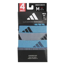 adidas Big Kid Boys 4 Pack Boxer Briefs S-5158609a