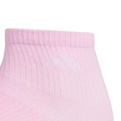 adidas Big Kid Girls 6 Pair Quarter Ankle Socks