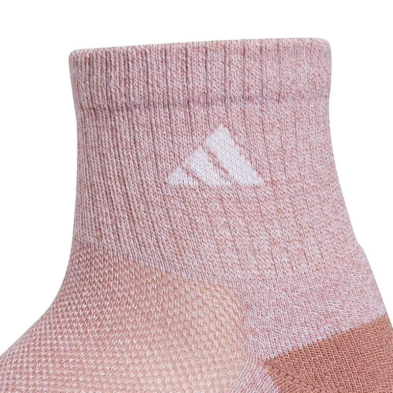adidas Big Kid Girls 6 Pair Quarter Ankle Socks