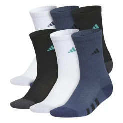 adidas Boys 6 Pair Crew Socks