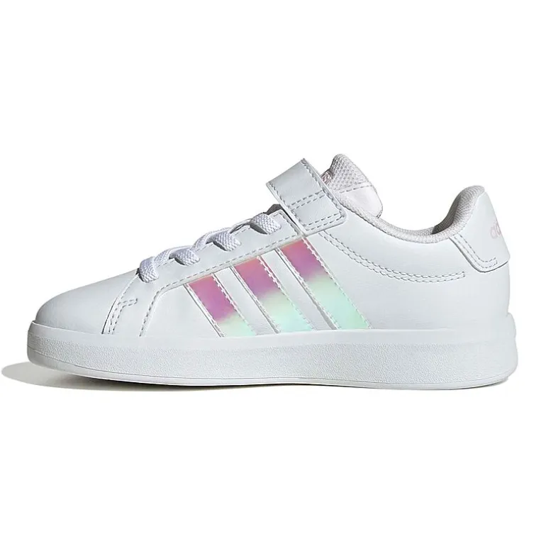 adidas Cloudfoam Grand Court 3.0 El Little Kid Girls Sneakers