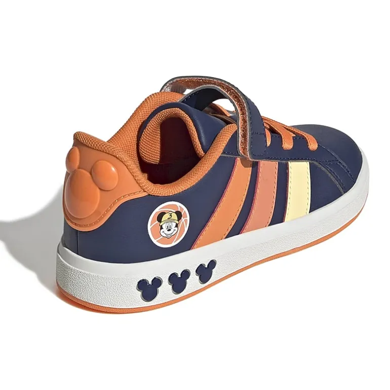 adidas Cloudfoam Grand Court El Little Kid Boys Mickey Mouse Sneakers