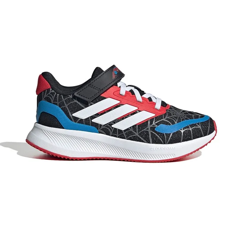 adidas Cloudfoam Runfalcon El Little Kid Boys Spiderman Running Shoes
