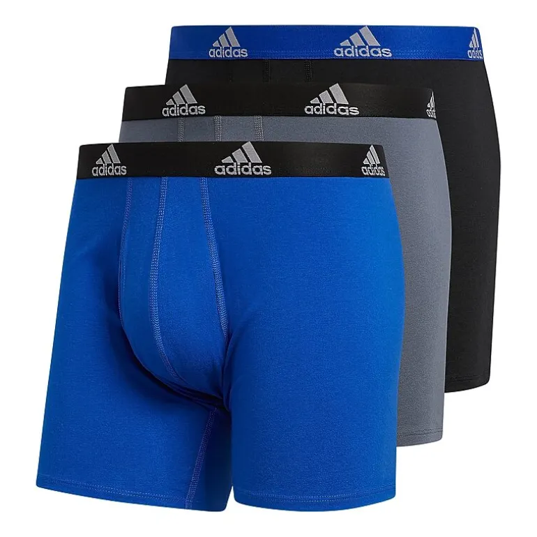 adidas Cotton Mens 3 Pack Boxer Briefs 5152359a