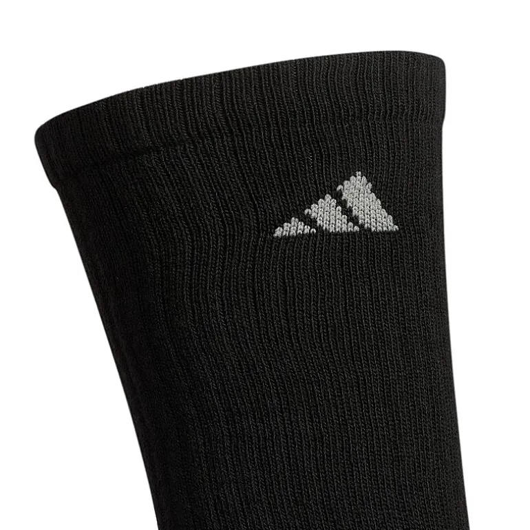 adidas Cushioned Mens 6 Pair Big and Tall Crew Socks