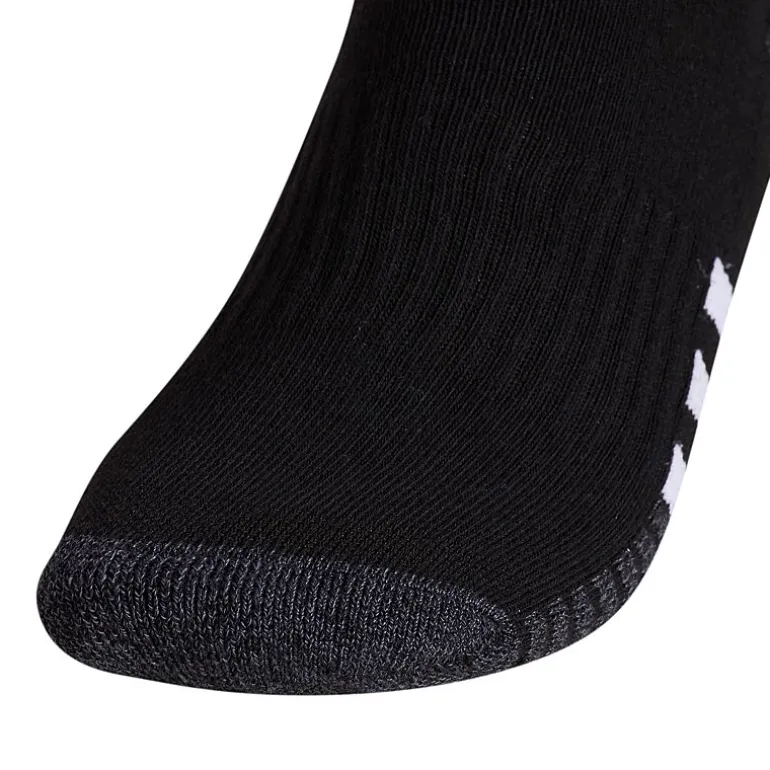 adidas Cushioned Mens 3 Pair Big and Tall Quarter Ankle Socks