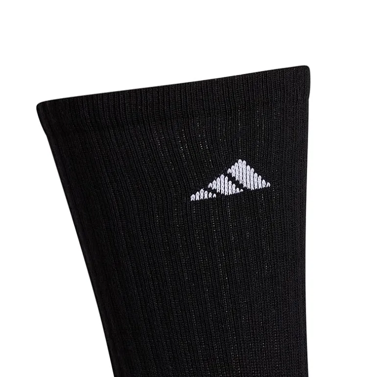 adidas Cushioned Mens 3 Pair Big and Tall Crew Socks