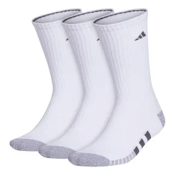 adidas Cushioned Mens 3 Pair Crew Socks