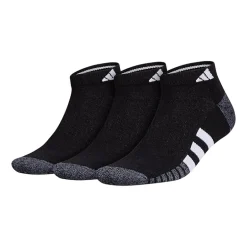adidas Cushioned Mens 3 Pair Low Cut Socks