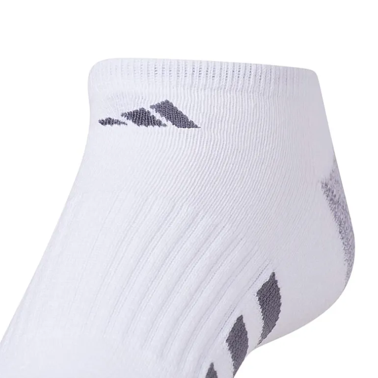 adidas Cushioned Mens 3 Pair No Show Socks