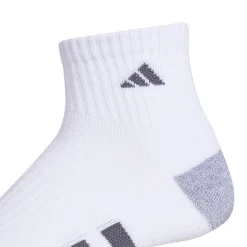 adidas Cushioned Mens 3 Pair Quarter Ankle Socks