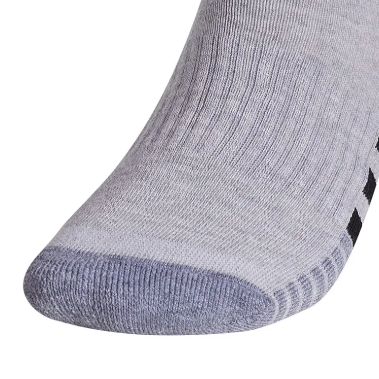 adidas Cushioned Mens 3 Pair Quarter Ankle Socks