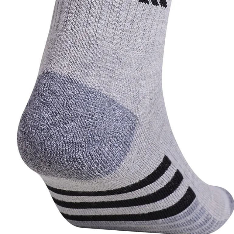 adidas Cushioned Mens 3 Pair Quarter Ankle Socks