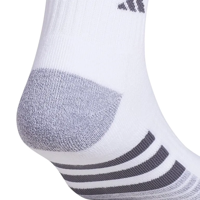adidas Cushioned Mens 3 Pair Quarter Ankle Socks