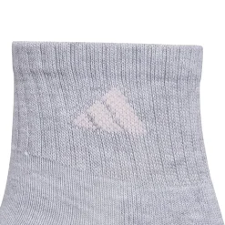 adidas Cushioned Womens Multi-Pack 6 Pair Quarter Ankle Socks