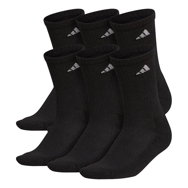 adidas Cushioned Womens 6 Pair Crew Socks