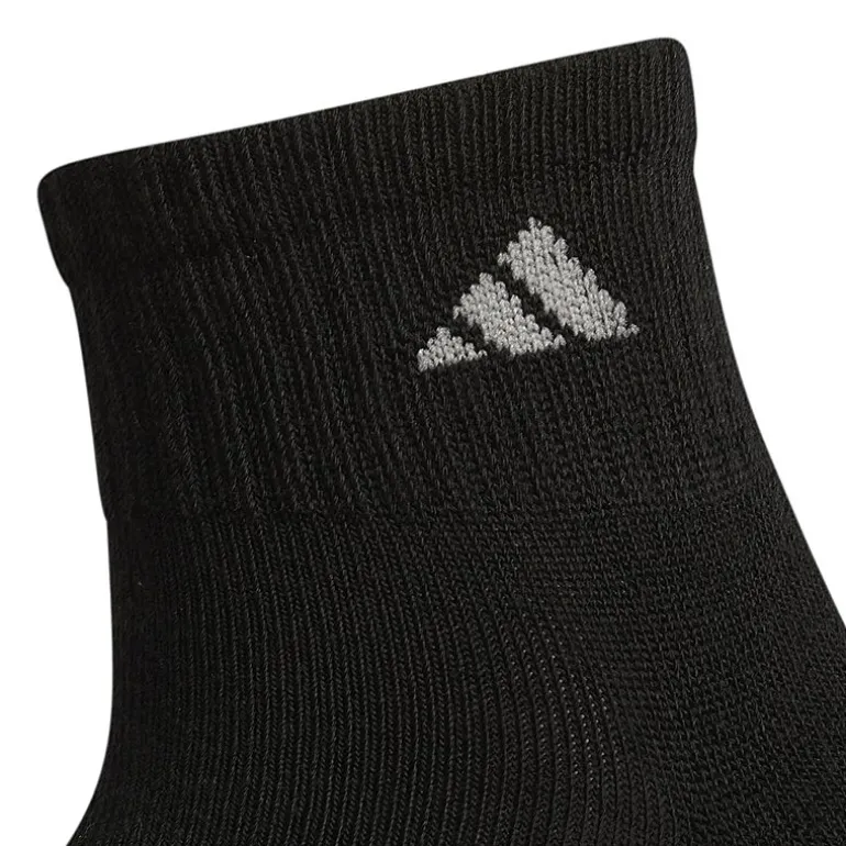 adidas Cushioned Womens 6 Pair Quarter Ankle Socks