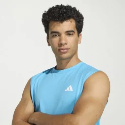 adidas Essentials Feel Ready Mens Crew Neck Sleeveless Active Big and Tall T-Shirt