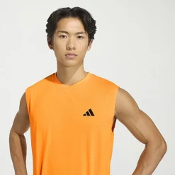 adidas Essentials Feel Ready Mens Crew Neck Sleeveless Active Big and Tall T-Shirt