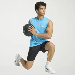 adidas Essentials Feel Ready Mens Crew Neck Sleeveless Active Big and Tall T-Shirt