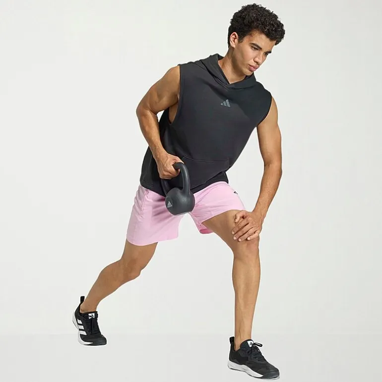 adidas Essentials Woven Mens 7" Mid Rise Workout Shorts