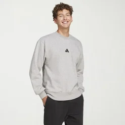 adidas Feel Cozy Mens Crew Neck Long Sleeve Sweatshirt