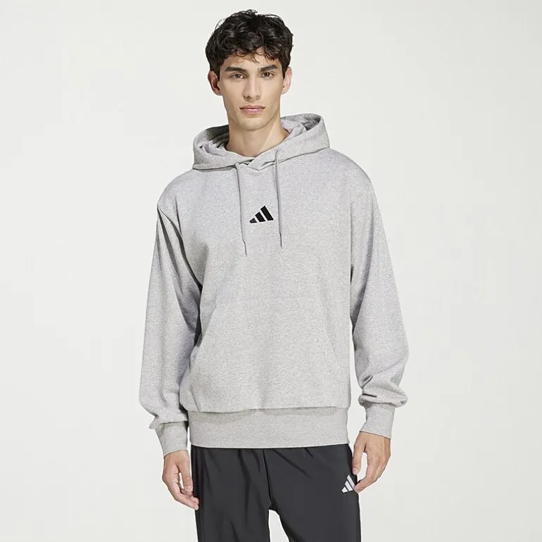adidas Feel Cozy Mens Long Sleeve Fleece Active Big and Tall Hoodie