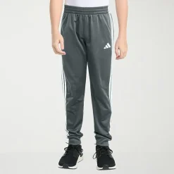 adidas Iconic Tricot Big Kid Boys Mid Rise Regular Fit Cuffed Track Pant