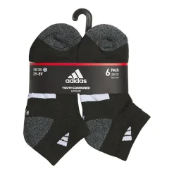 adidas Little & Big Boys 6 Pair Low Cut Socks