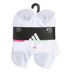 adidas Little & Big Kid Girls 6 Pair No Show Socks