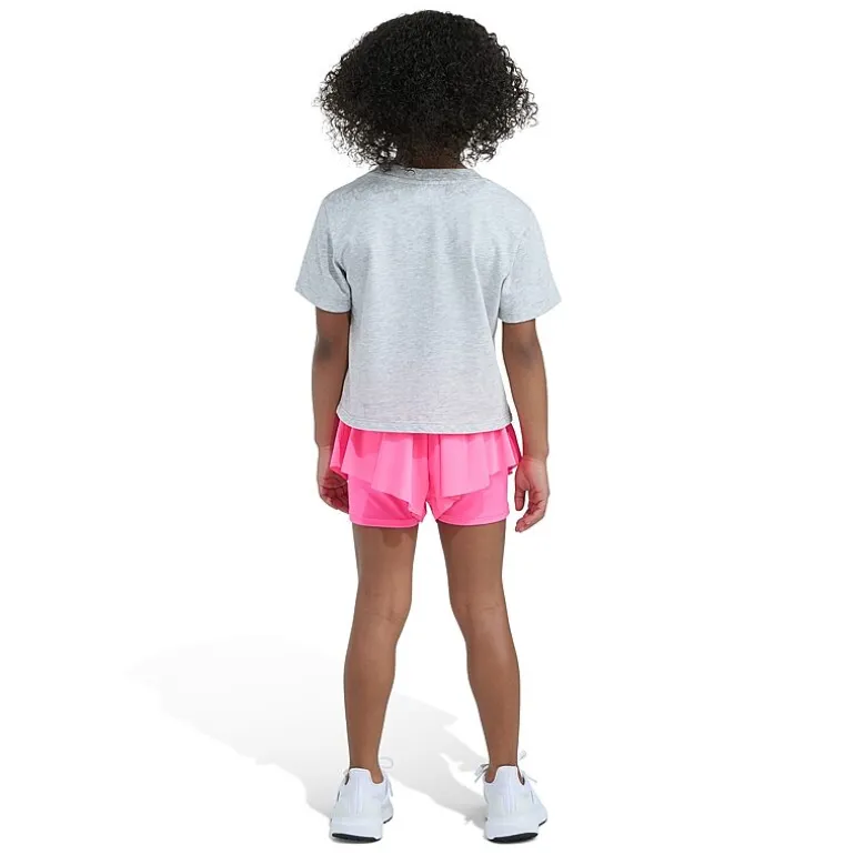 adidas Little Girls 2-pc. Short Set