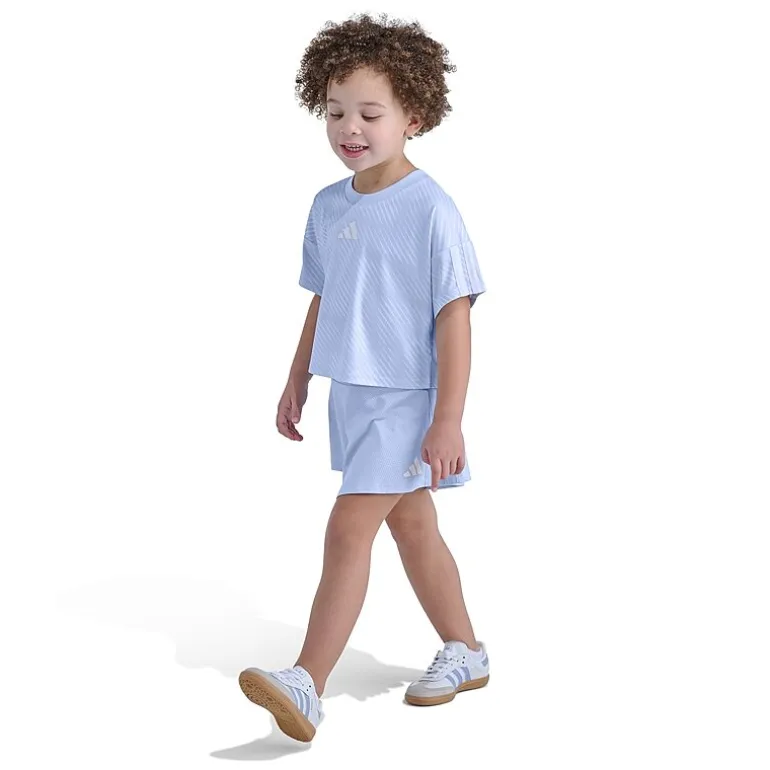adidas Little Girls 2-pc. Skort Set