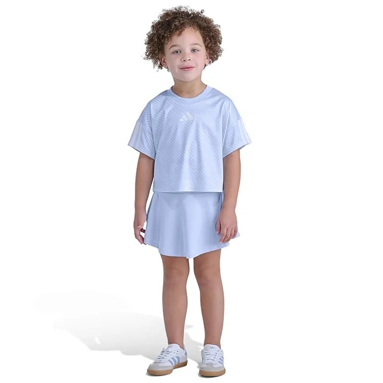 adidas Little Girls 2-pc. Skort Set