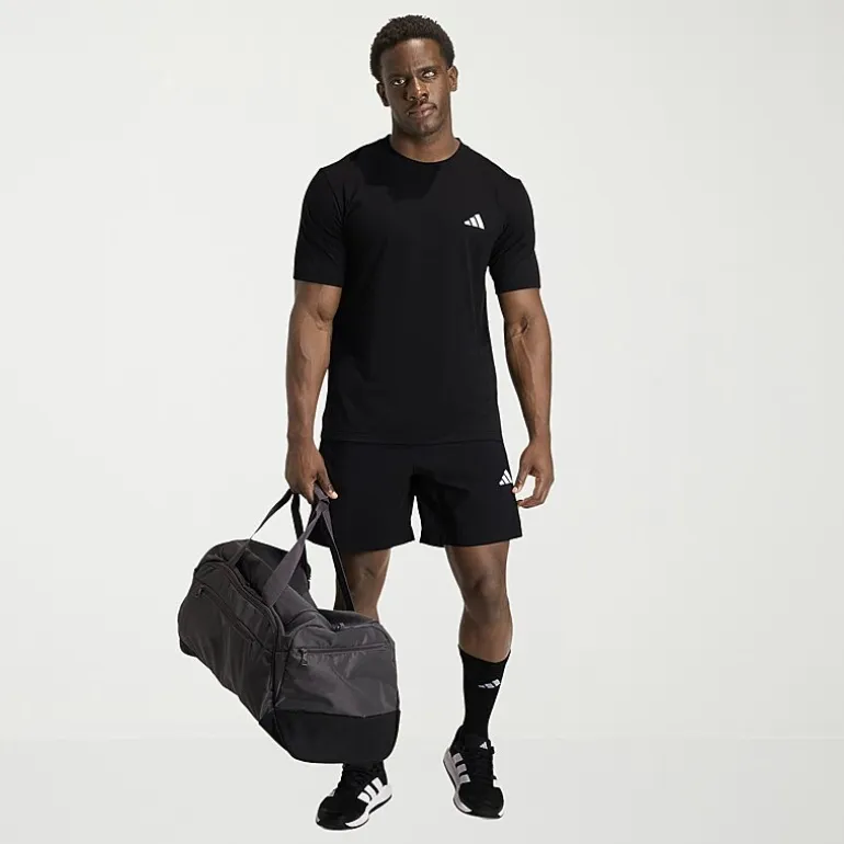 adidas Mens Crew Neck Short Sleeve Active T-Shirt