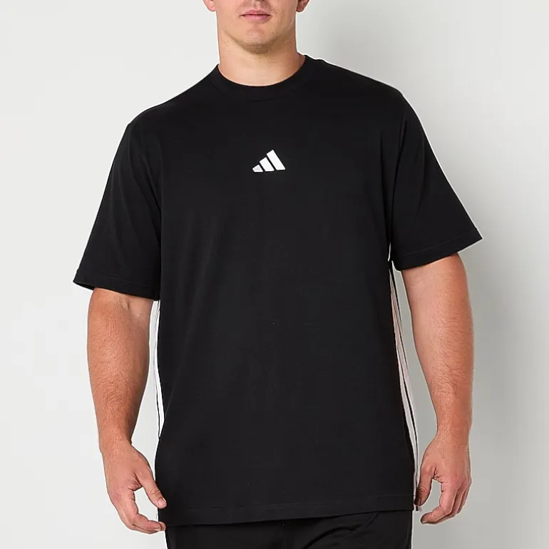 adidas Mens Crew Neck Short Sleeve Active Big and Tall T-Shirt