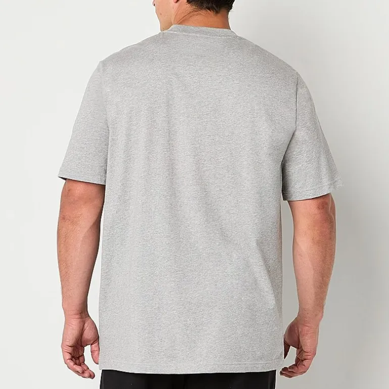 adidas Mens Crew Neck Short Sleeve Regular Fit Big and Tall Graphic T-Shirt